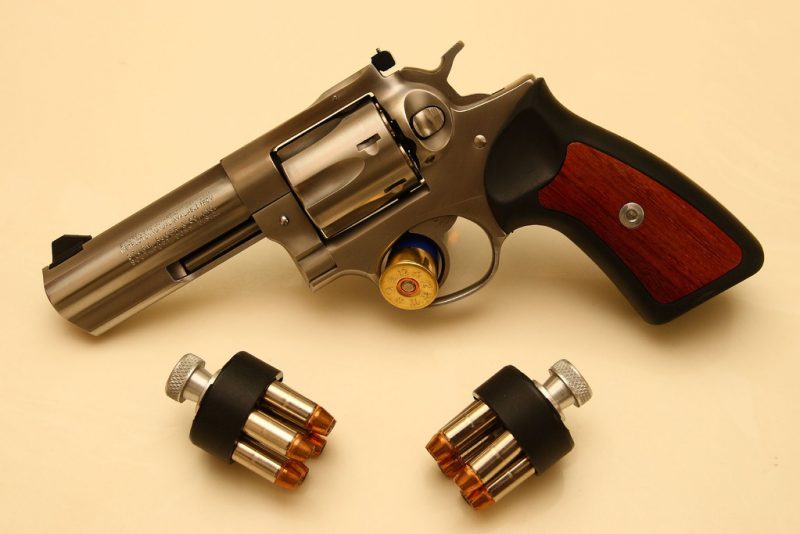 Ruger GP100 with bullets