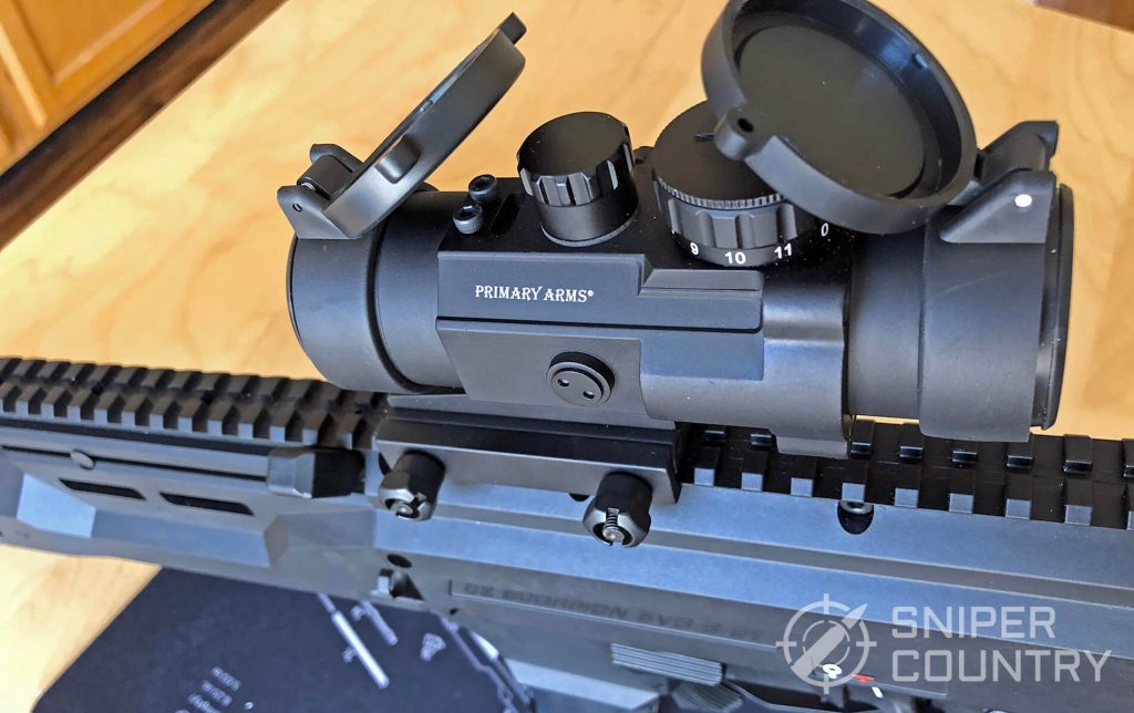Primary Arms 2.5x with open covers