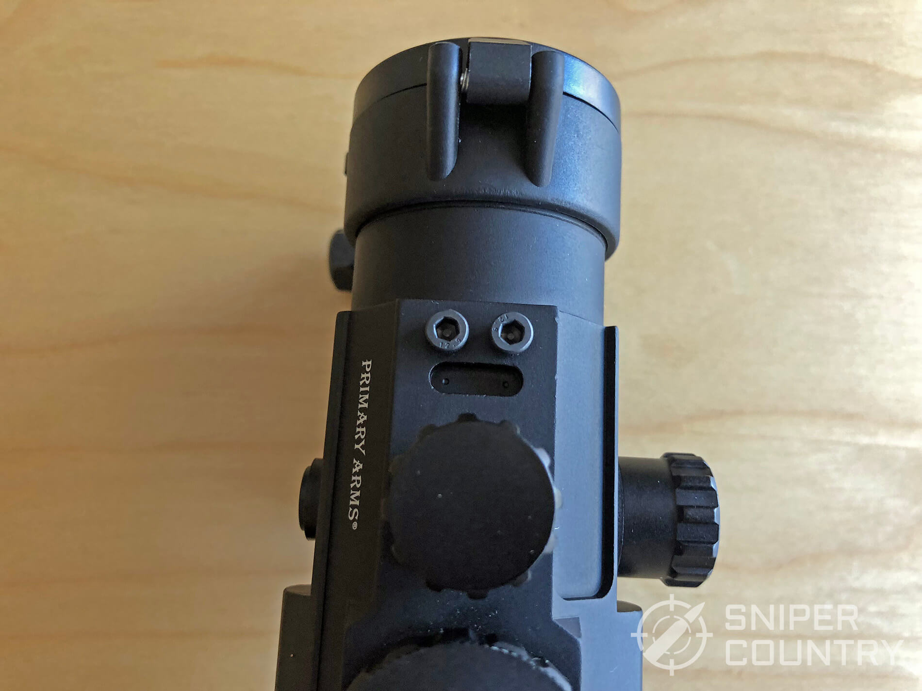 top of Primary Arms 2.5x compact scope