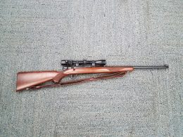 Close up shot of the Ruger M77 shot by DocHawk44