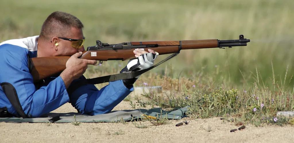 Shooting in the prone position