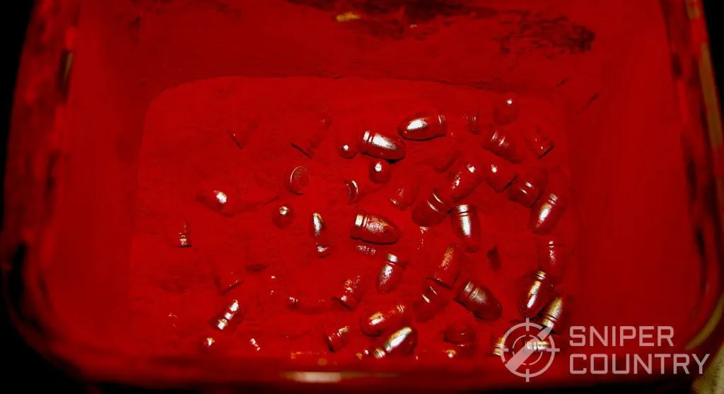 bullets before “baking”