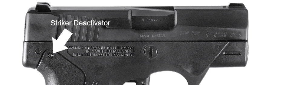 Beretta BU9 Nano Striker Deactivator