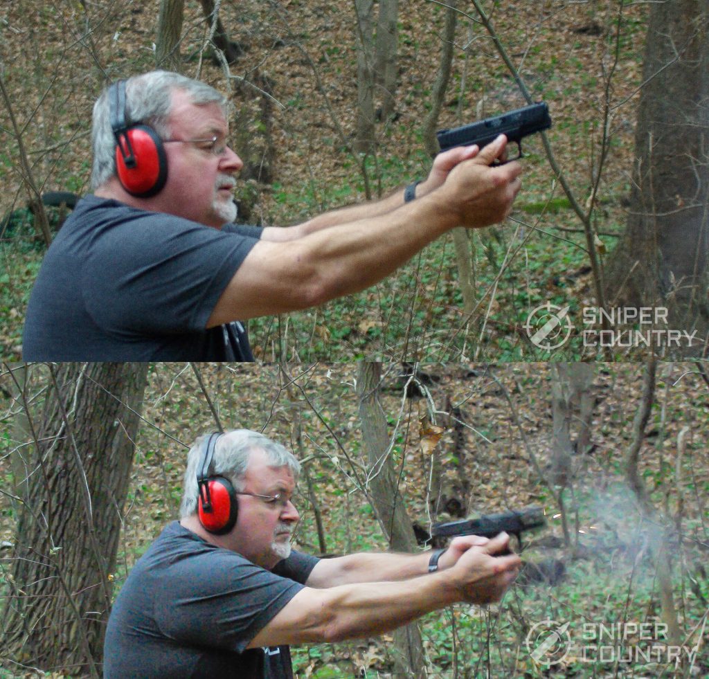 Mike shooting the Springfield XDM 3.8 Compact