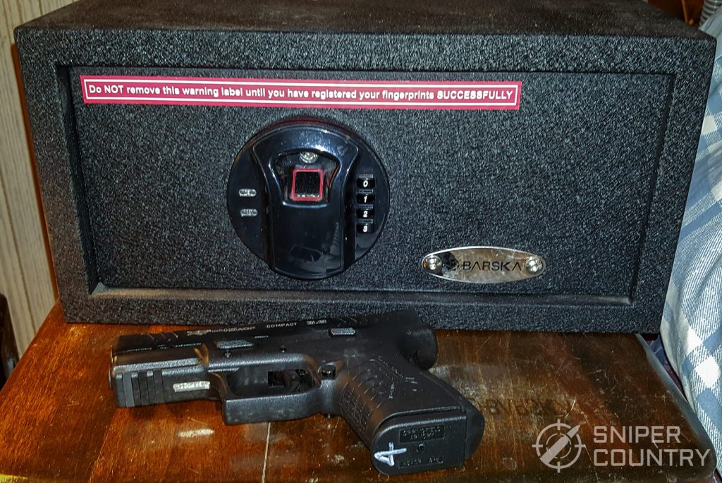 Barska Handgun Safe exterior
