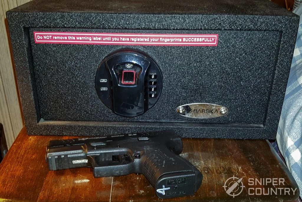 Barska Handgun Safe exterior