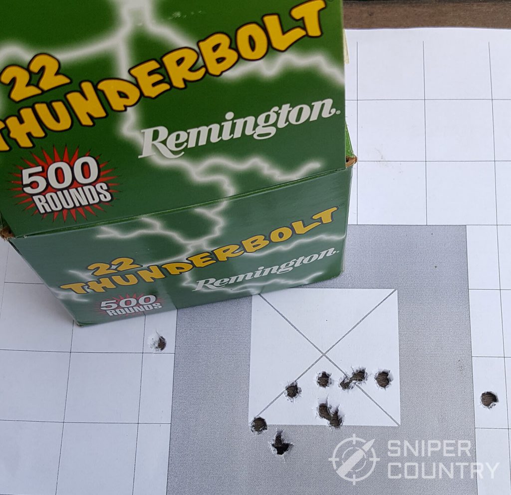 Thunderbolt Ammo Grouping