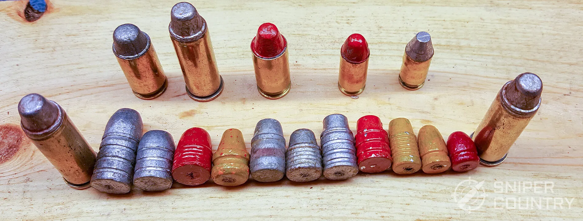 cast bullets on board