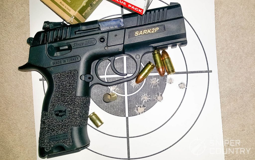 SAR K2P and ammo on target