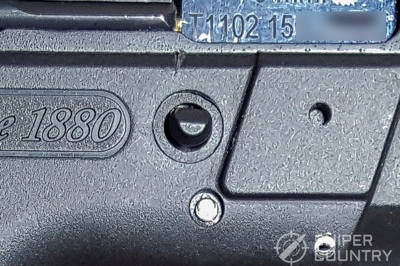 SAR K2P protruding pin