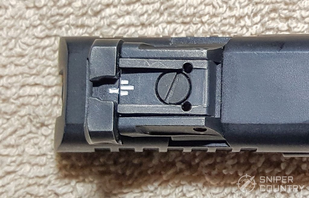 SAR K2P rear sight top