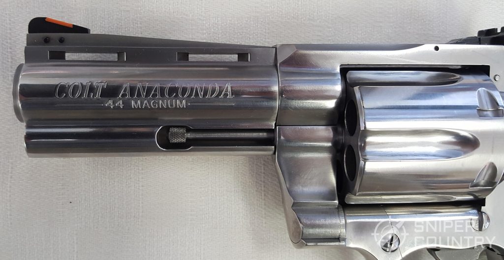 Colt Anaconda barrel-vent rib-ejec-rod