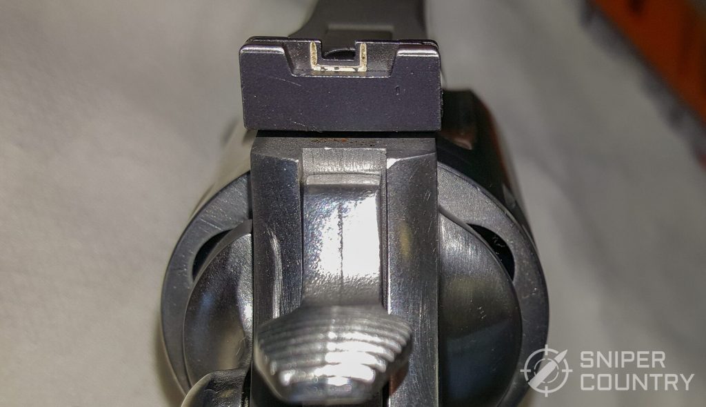 Colt Anaconda rear sight