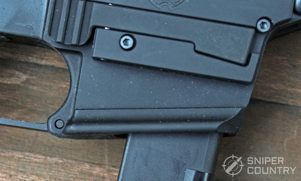 Troy Industries A4 9mm Carbine external mag-release