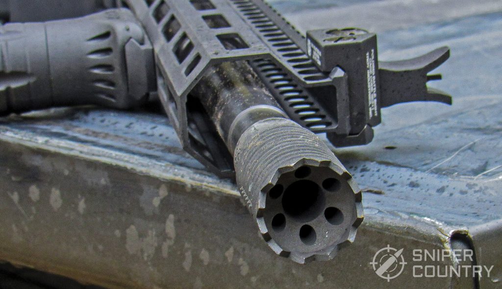 Troy Industries A4 9mm Carbine muzzle