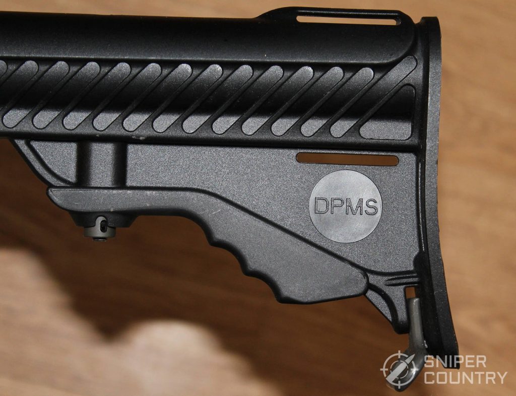 DPMS LR-308 buttstock left