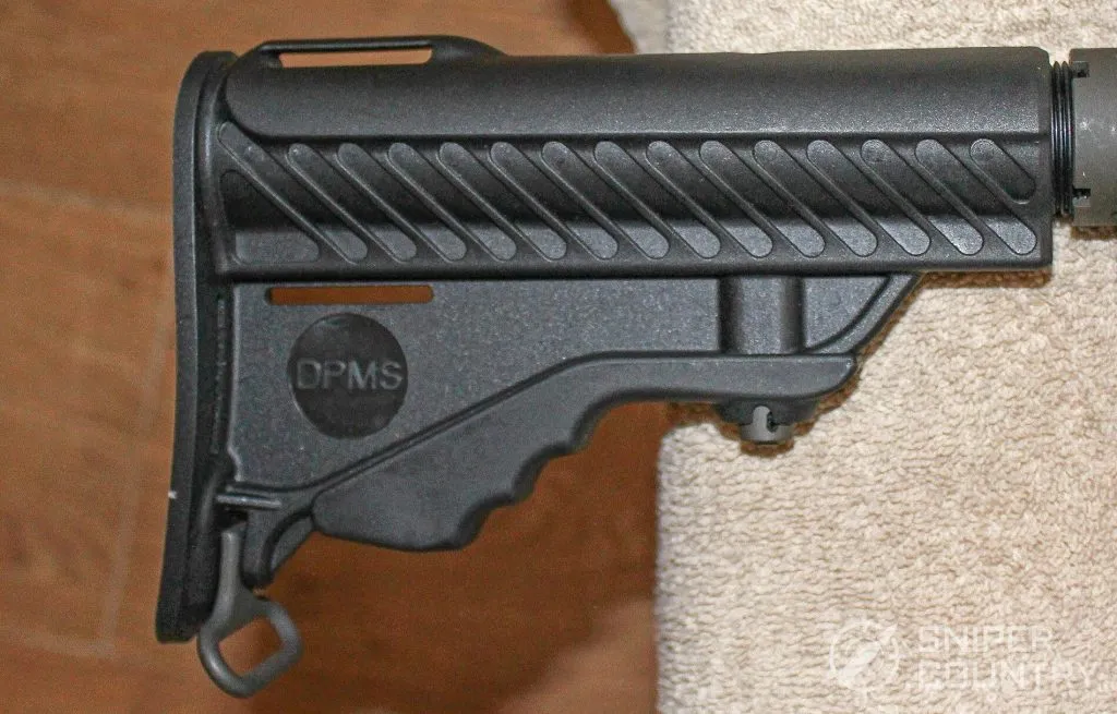 DPMS LR-308 buttstock right