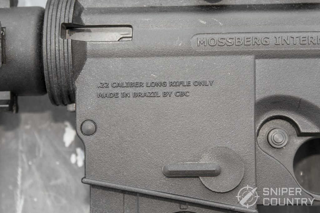 Mossberg 715T rollmarking left-forward