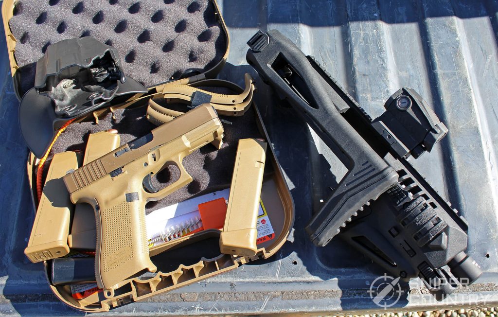 Glock G19X with stock