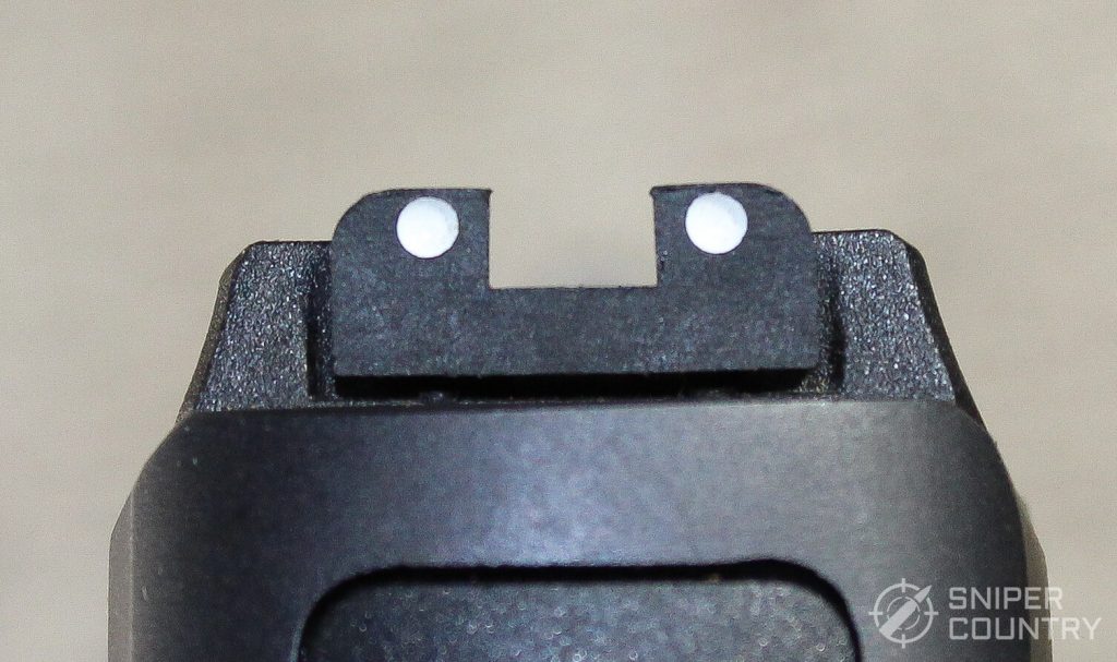 Taurus 709 Slim rear sight dots