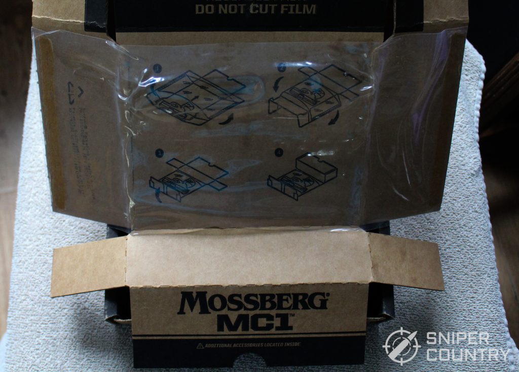 Mossberg MC1sc box packaging