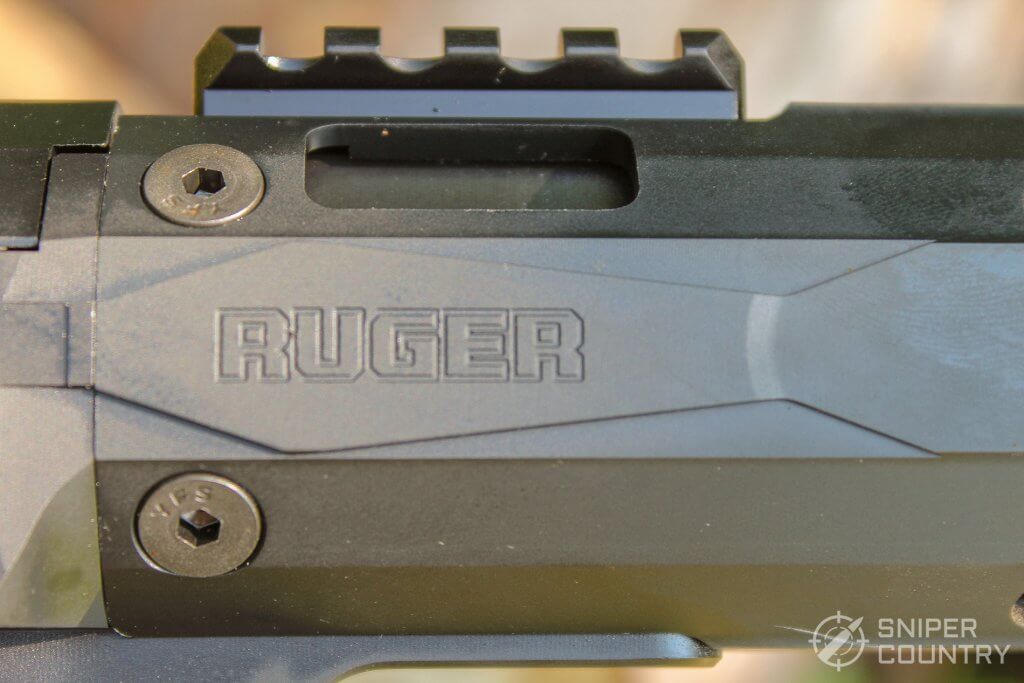 Ruger PC Carbine 9mm ejection port engraving