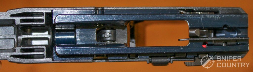 Ruger Security-9 frame inside