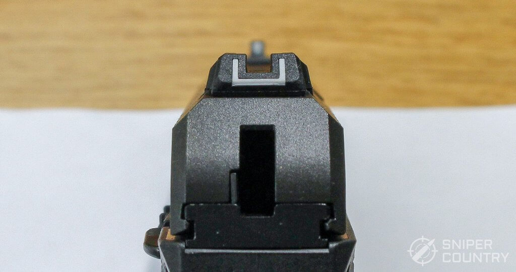 Ruger Security-9 rear sight