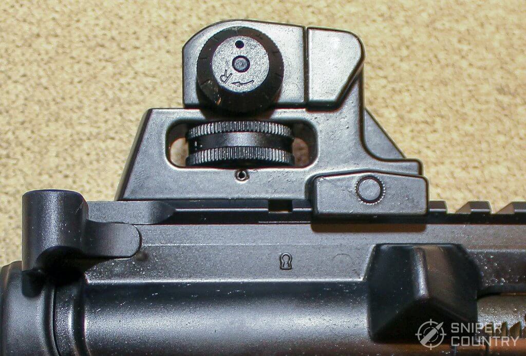 Mossberg MMR rear sight side