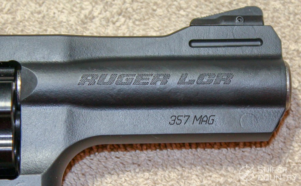 Ruger LCRx .357 barrel branding