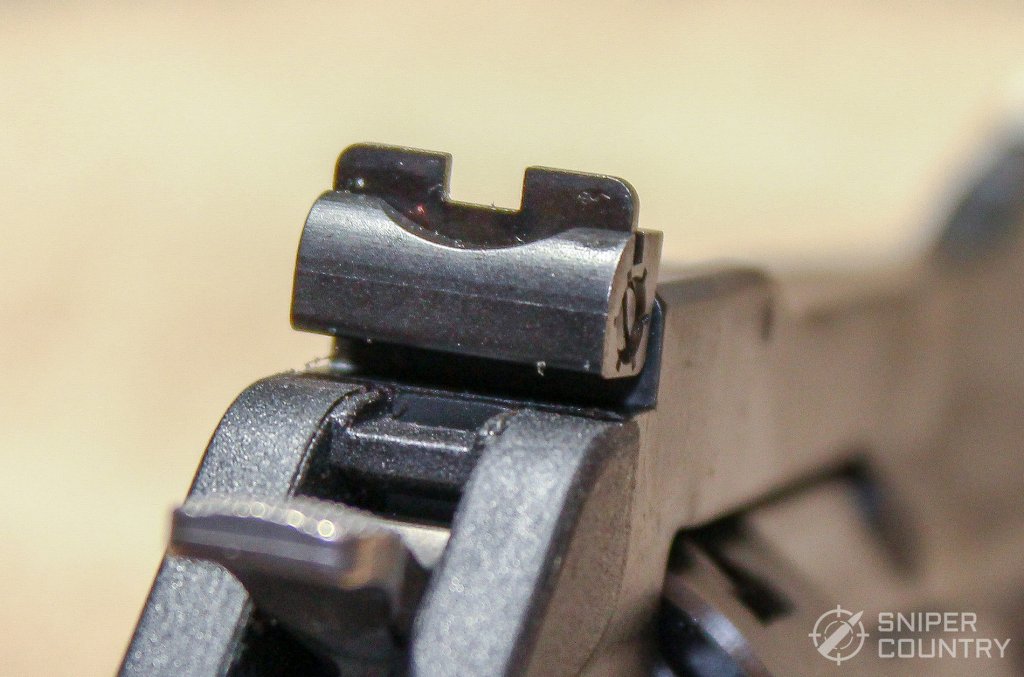 rear sight of the Ruger LCRx