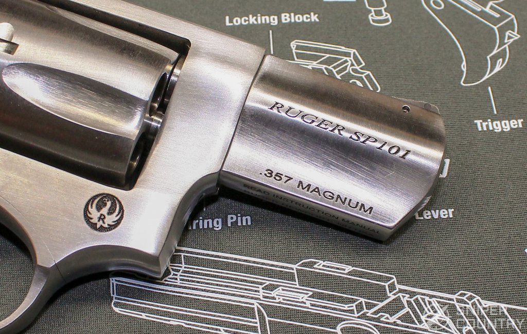 Ruger SP101 barrel engraving