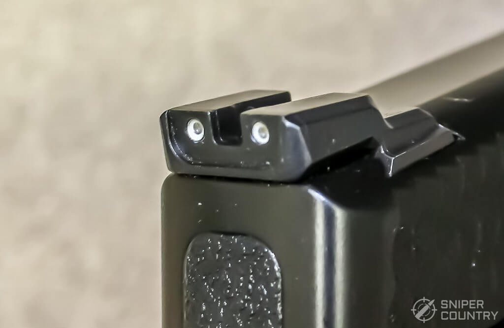 rear sight of the M&P Shield M2.0