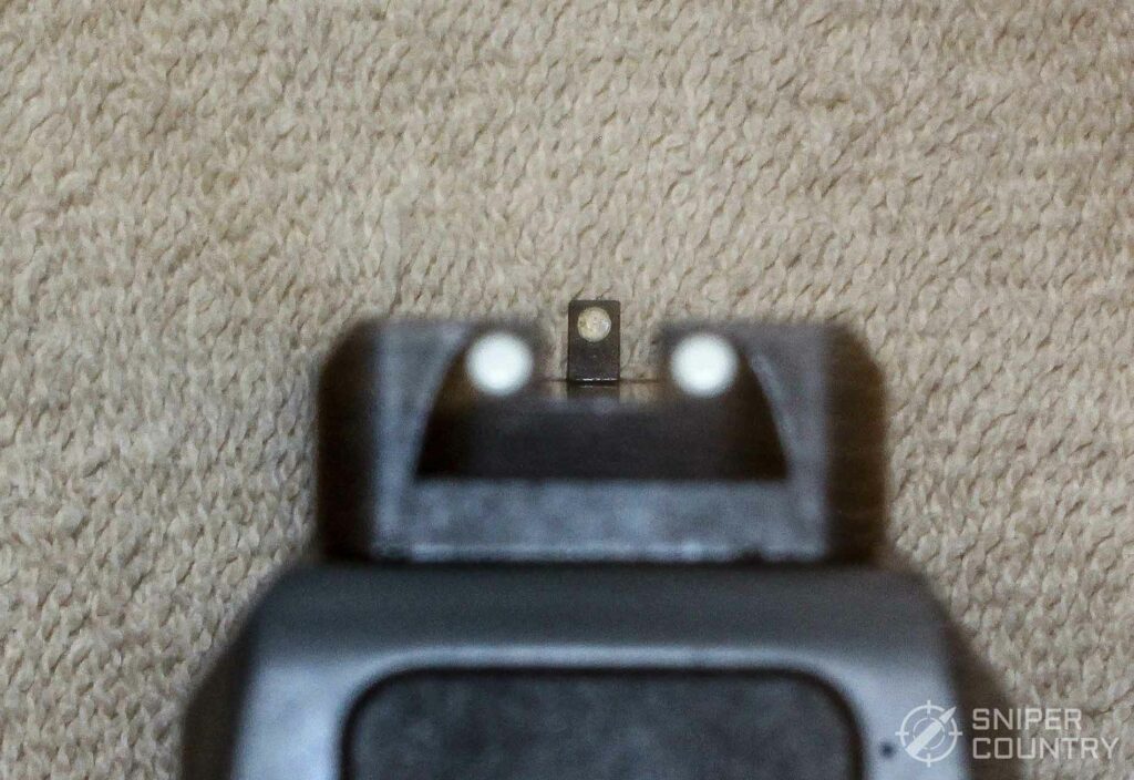 Ruger American pistol review sight picture