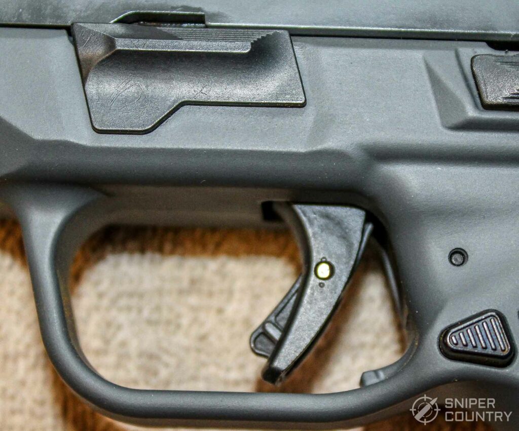 Ruger American pistol review trigger close up