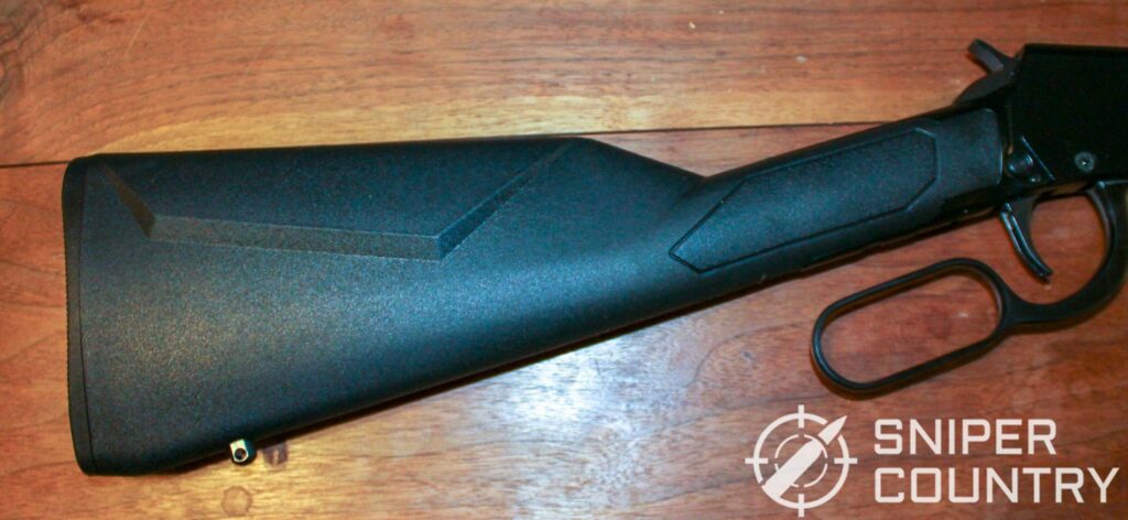 Black lever action 22 buttstock stock