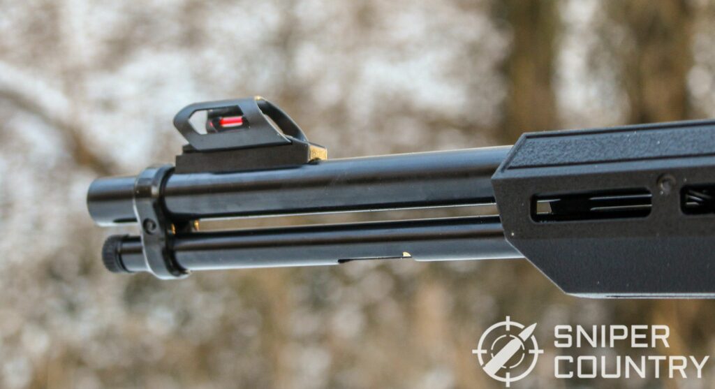 black rossi lever action 22 front sight outside