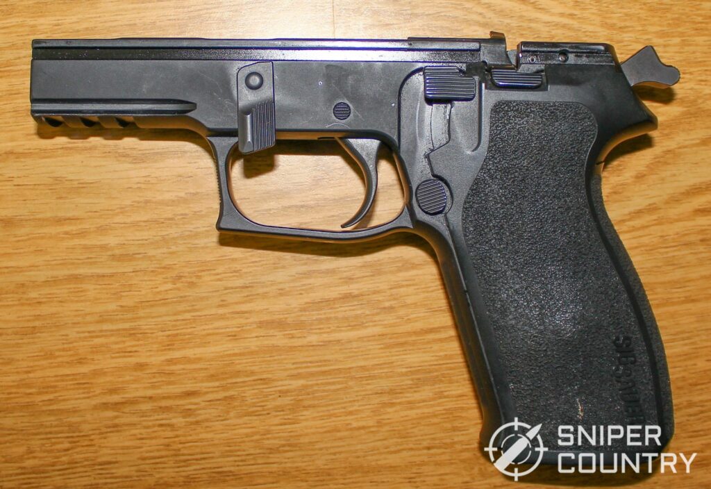 Sig P220 gun frame left side