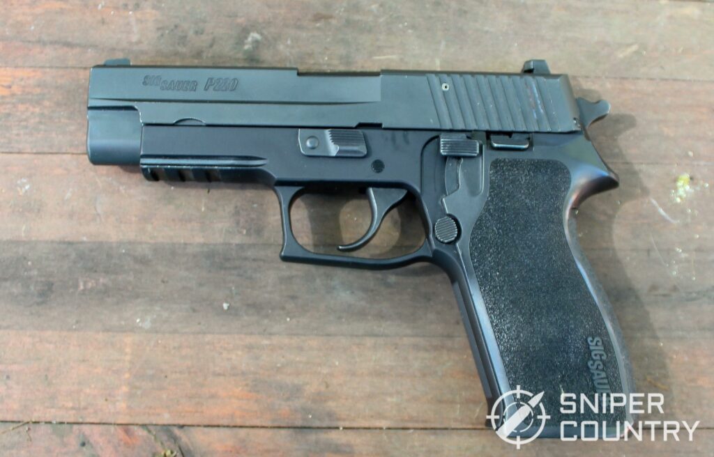 Sig P220 gun left shot