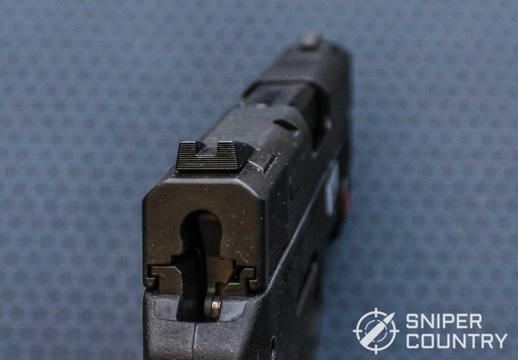 Smith and Wesson Bodyguard 380 rear sight