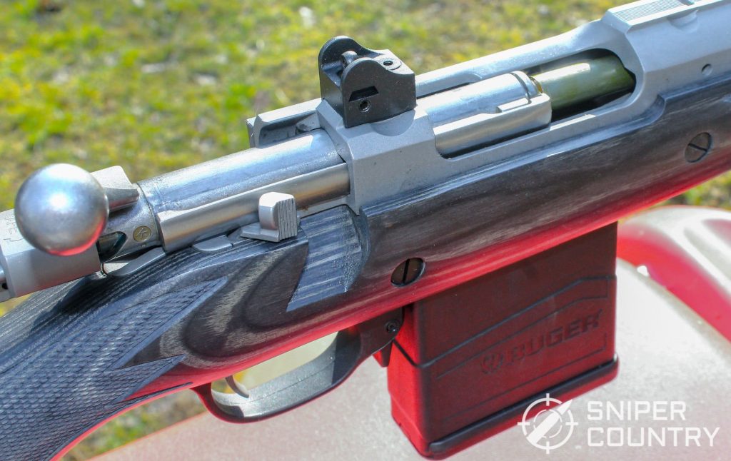 Another shot of the chamber of the Ruger Scout Rifle