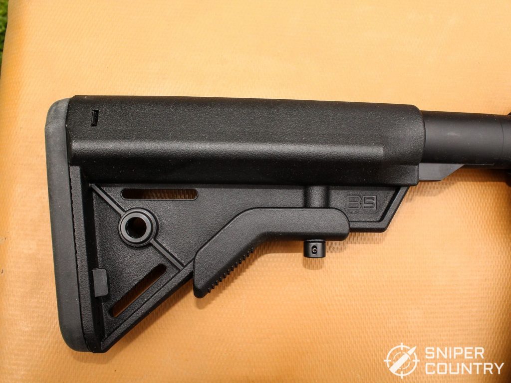 Ruger MPR stock close up