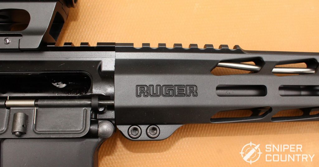 Ruger MPR right hand side engraving