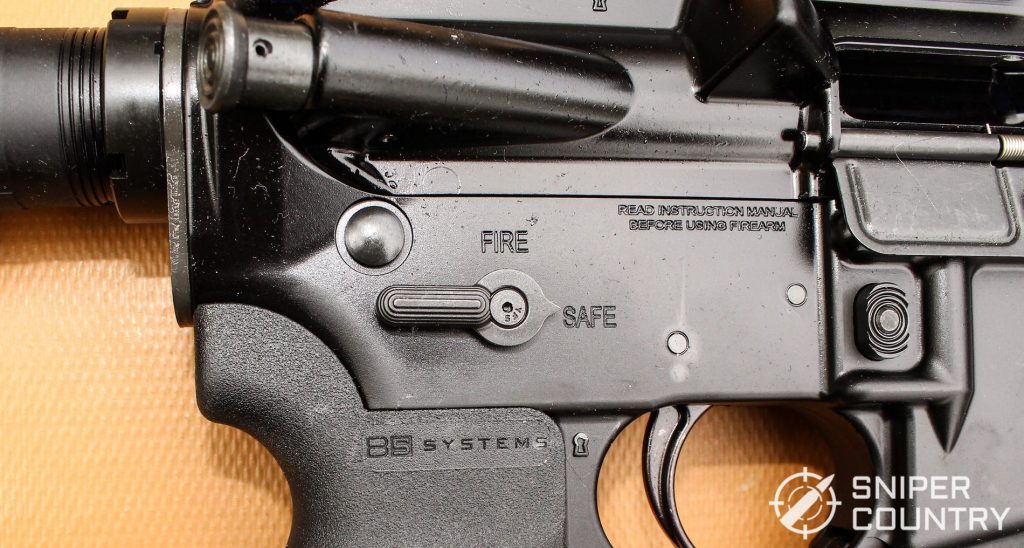 Ruger MPR receiver with safety on the right