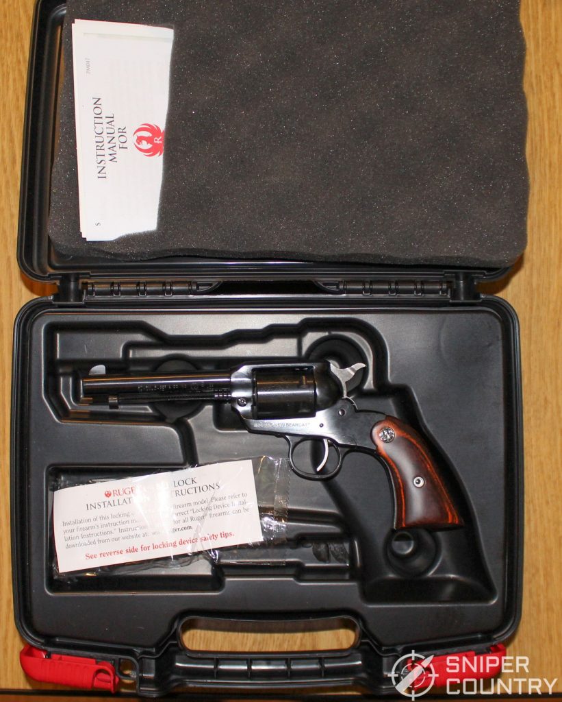 The Ruger Bearcat in its original box and accessories