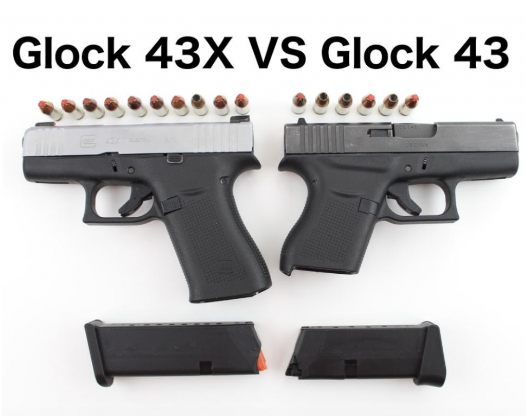 Best Concealed Carry Guns Glock 43X VS Glock 43