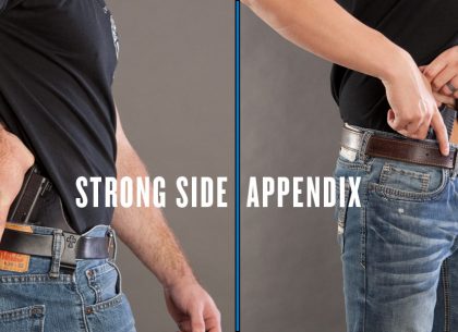 Best Concealed Carry Guns Strong Vs Appendix carry styles