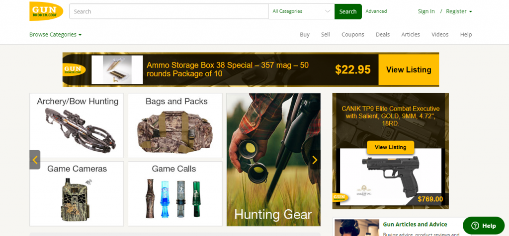 best online gun store gunbroker