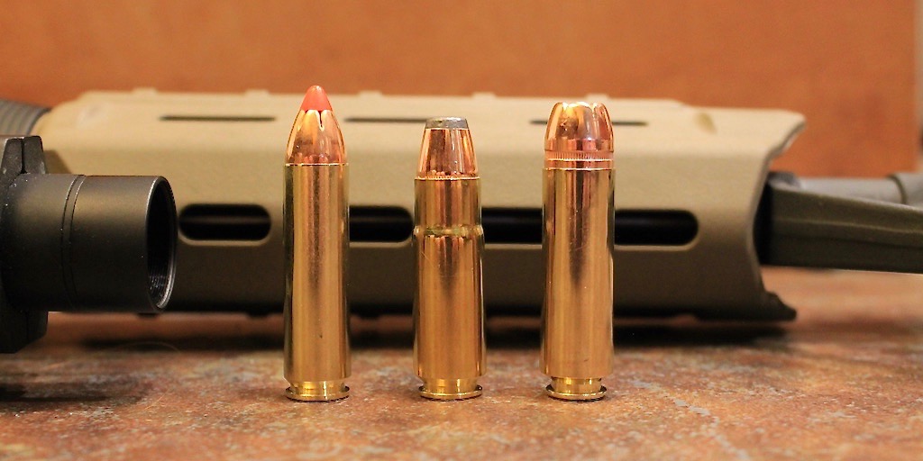 450 Bushmaster, 458 SOCOM, and 50 Beowulf. Image via Big Game Hunting