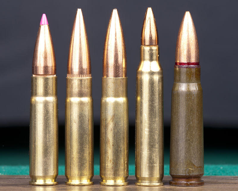 300 Blk 125 gr, 300 Blk 150 gr, 300 Blk 220 gr, 5.56mm NATO, 7.62x39mm